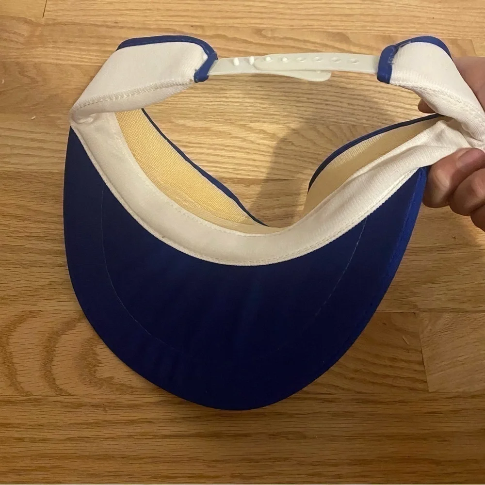 Vintage Ford Ford Ford Tractors Visor Cap Blue White Snap Back 80s 90s
